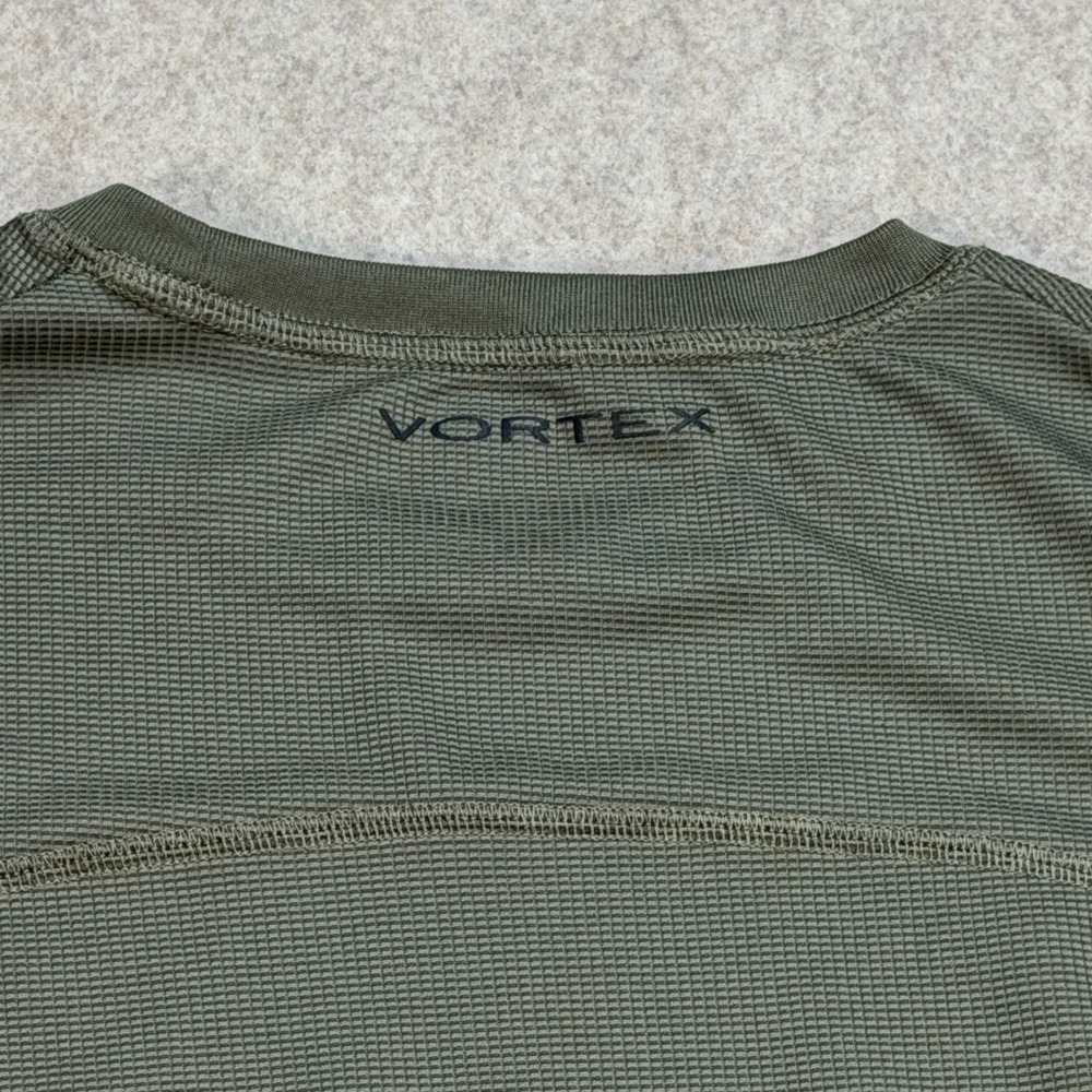 Vortex Long Sleeve Shirt Mens Size M Green Tactical Gorpcore Hunting Performance - Picture 10 of 12